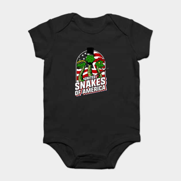 United Snakes Of America Baby Bodysuit by dumbshirts